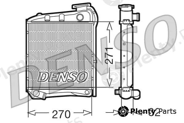 Denso DRM99007 — Radiator, engine cooling