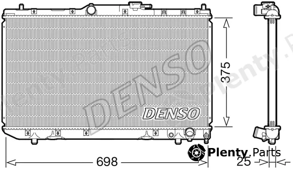Denso DRM50116 — Radiator, engine cooling