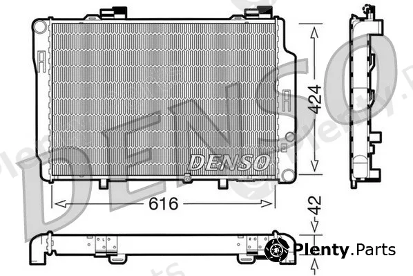 Denso DRM17072 — Radiator, engine cooling
