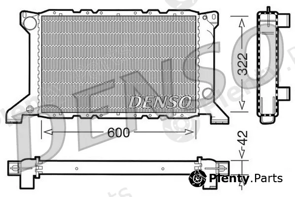 Denso DRM10098 — Radiator, engine cooling