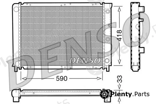 Denso DRM33032 — Radiator, engine cooling