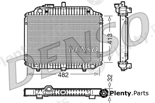 Denso DRM17010 — Radiator, engine cooling