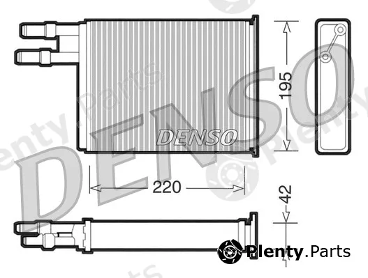 Denso DRR09031 — Heat Exchanger, interior heating