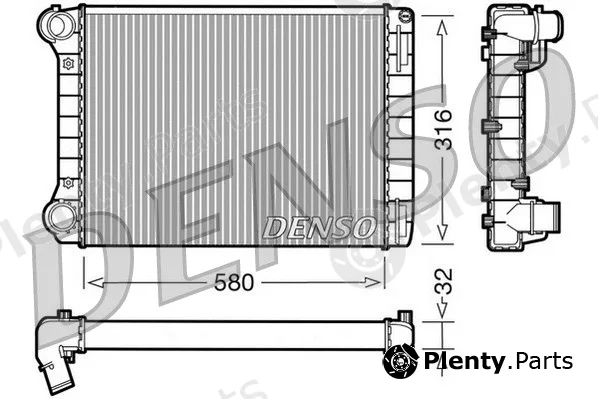 Denso DRM09101 — Radiator, engine cooling