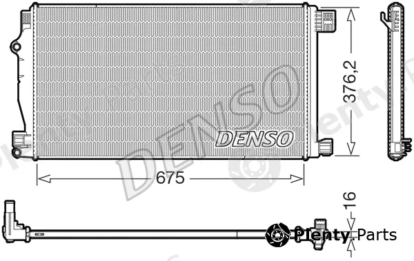 Denso DRM50147 — Radiator, engine cooling
