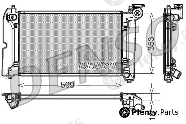 Denso DRM50010 — Radiator, engine cooling