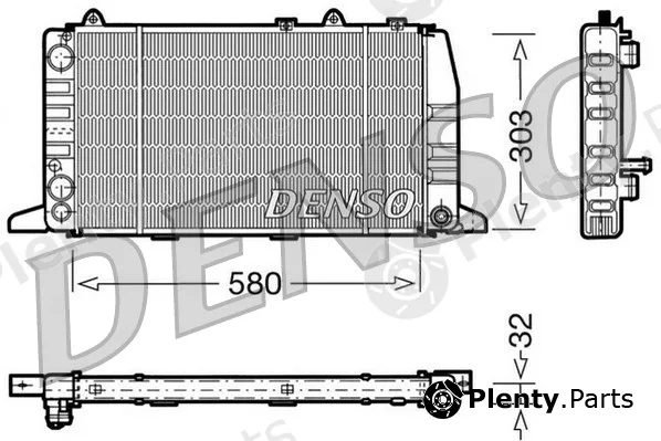 Denso DRM02011 — Radiator, engine cooling