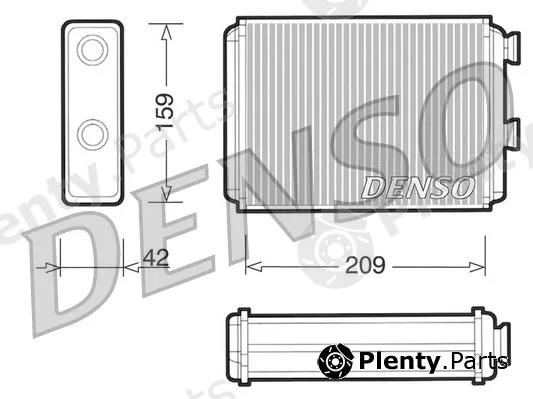 Denso DRR09071 — Heat Exchanger, interior heating