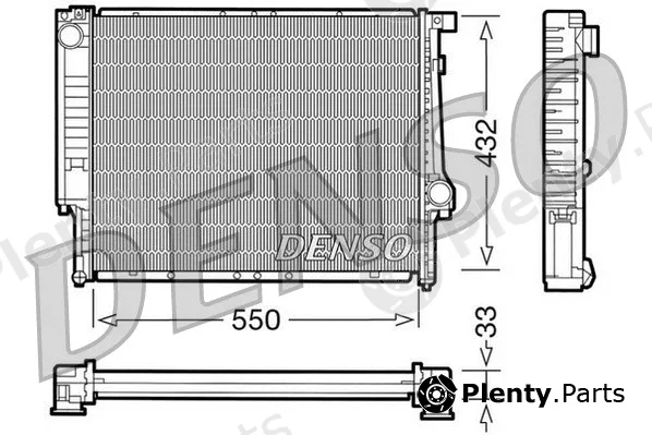 Denso DRM05041 — Radiator, engine cooling