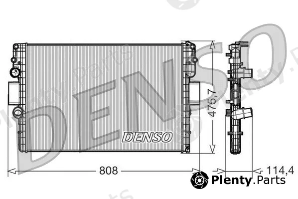 Denso DRM12010 — Radiator, engine cooling