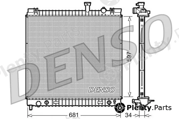 Denso DRM46031 — Radiator, engine cooling