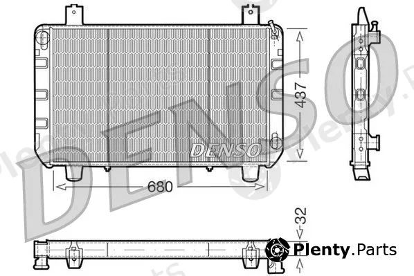 Denso DRM10095 — Radiator, engine cooling