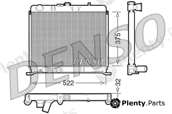 Denso DRM21060 — Radiator, engine cooling