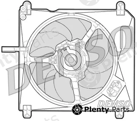 Denso DER09010 — Fan, engine cooling