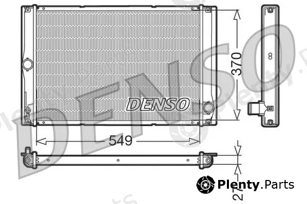 Denso DRM50023 — Radiator, engine cooling