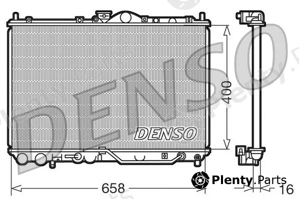 Denso DRM45011 — Radiator, engine cooling