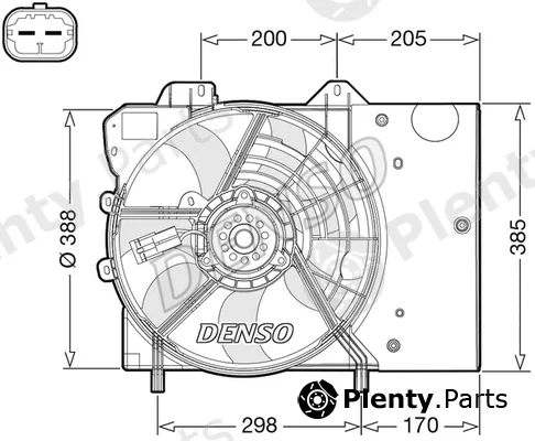 Denso DER21024 — Fan, engine cooling