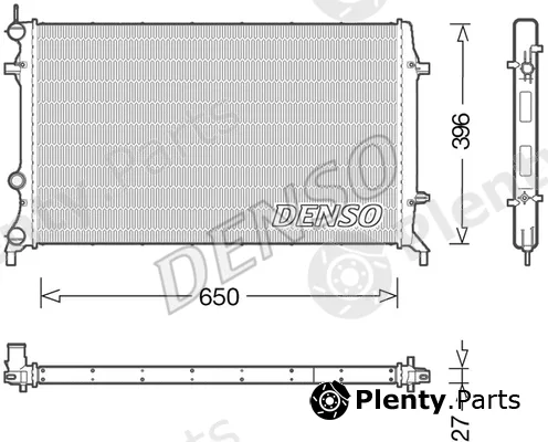 Denso DRM32043 — Radiator, engine cooling