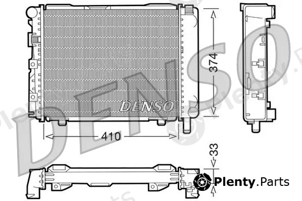 Denso DRM17062 — Radiator, engine cooling