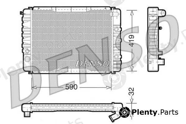 Denso DRM33003 — Radiator, engine cooling