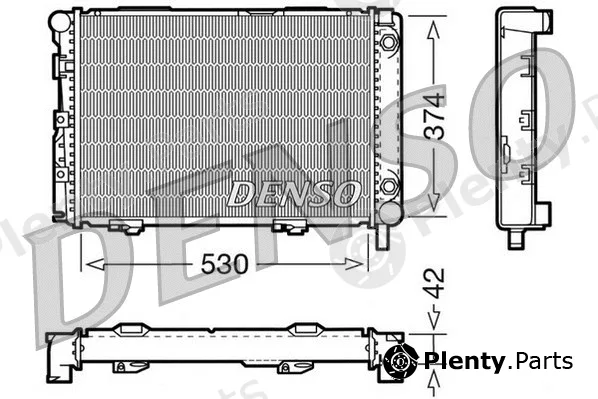 Denso DRM17026 — Radiator, engine cooling