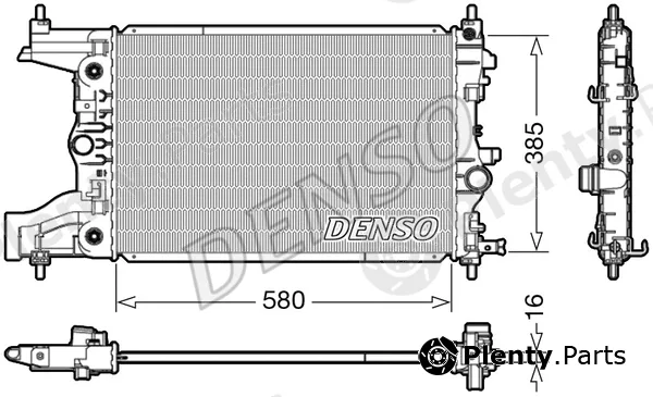 Denso DRM20005 — Radiator, engine cooling