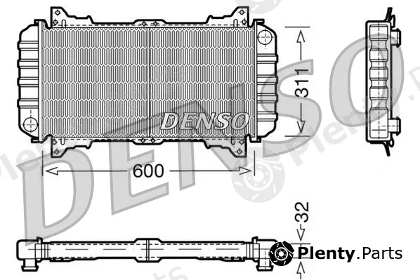 Denso DRM10016 — Radiator, engine cooling