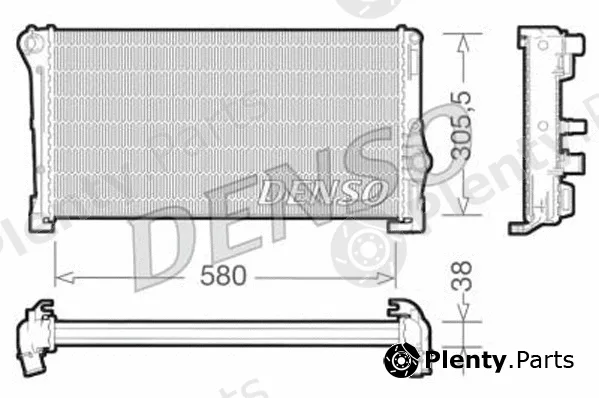Denso DRM13012 — Radiator, engine cooling