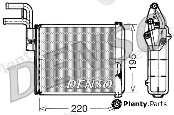Denso DRR09032 — Heat Exchanger, interior heating