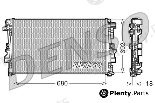 Denso DRM17012 — Radiator, engine cooling