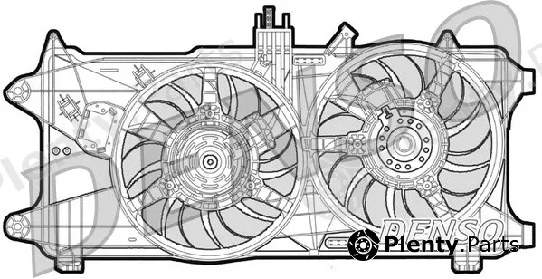 Denso DER09025 — Fan, engine cooling