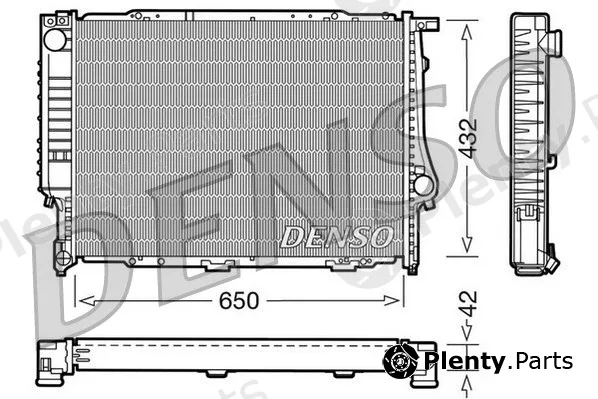 Denso DRM05055 — Radiator, engine cooling