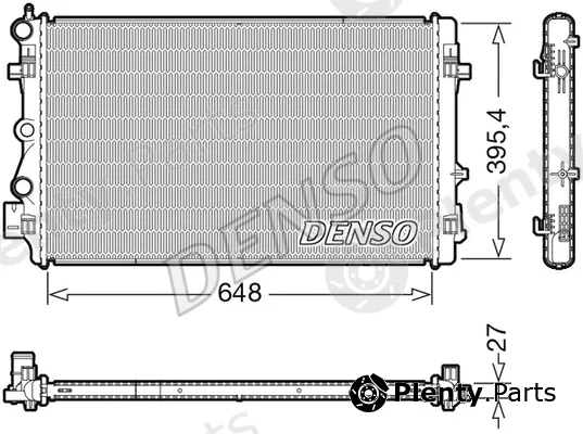 Denso DRM32051 — Radiator, engine cooling