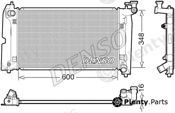 Denso DRM50110 — Radiator, engine cooling