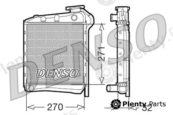 Denso DRM99005 — Radiator, engine cooling