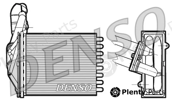 Denso DRR09042 — Heat Exchanger, interior heating