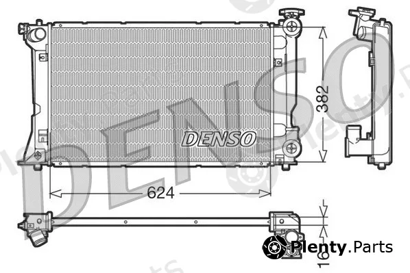 Denso DRM50018 — Radiator, engine cooling