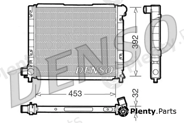 Denso DRM09051 — Radiator, engine cooling