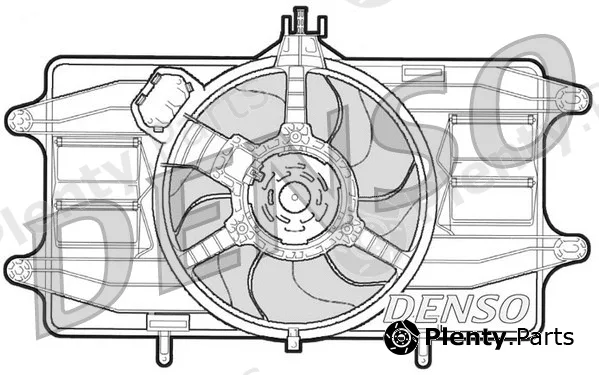 Denso DER09020 — Fan, engine cooling