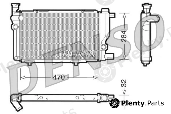 Denso DRM21013 — Radiator, engine cooling