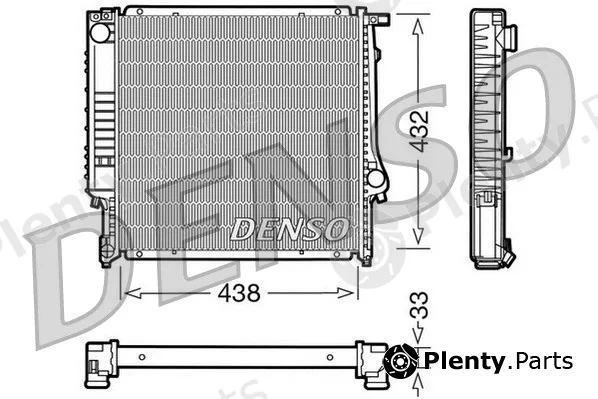 Denso DRM05022 — Radiator, engine cooling