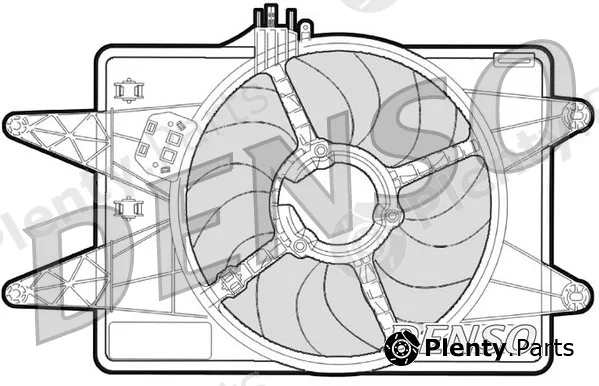 Denso DER09024 — Fan, engine cooling