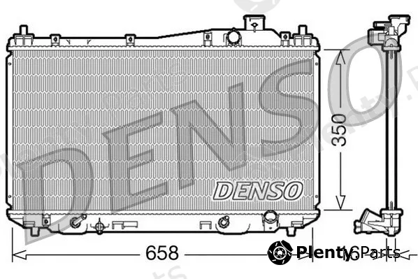 Denso DRM40008 — Radiator, engine cooling