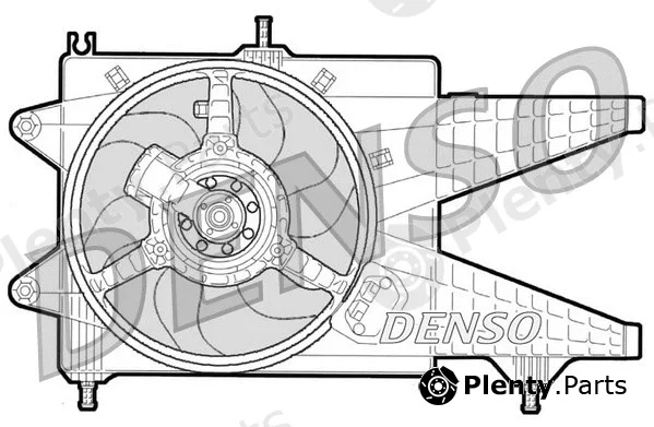 Denso DER09041 — Fan, engine cooling