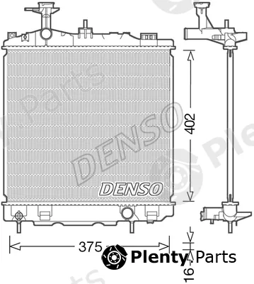Denso DRM45041 — Radiator, engine cooling