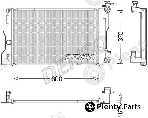 Denso DRM50091 — Radiator, engine cooling