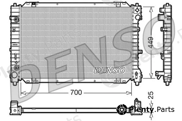 Denso DRM10089 — Radiator, engine cooling
