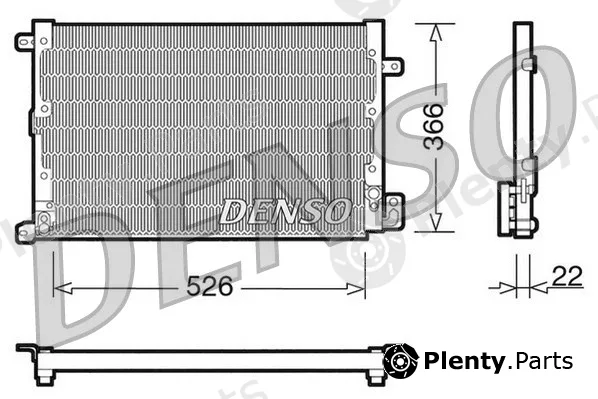 Denso DCN01020 — Condenser, air conditioning