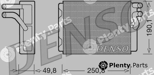 Denso DRR33010 — Heat Exchanger, interior heating