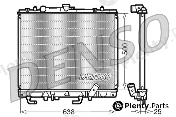 Denso DRM45016 — Radiator, engine cooling